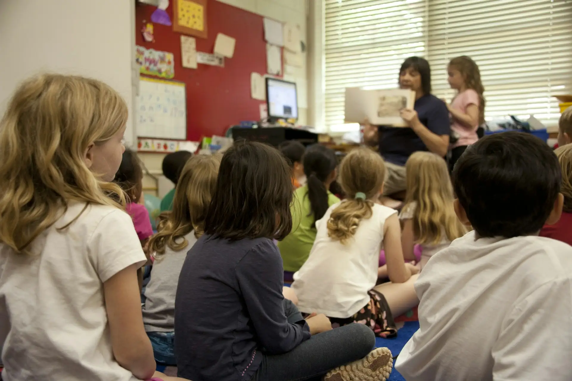 Students engaged in an inquiry-led lesson